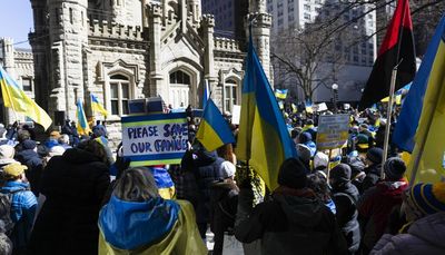 Water Tower rally for Ukraine: ‘We will not abandon them’