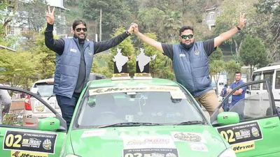 The team of Ajgar and Musthafa crowned champion in national car rally