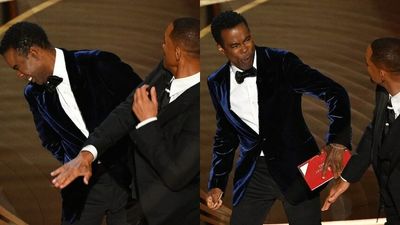 Will Smith slaps Chris Rock during Oscars after joke about his wife Jada Pinkett Smith