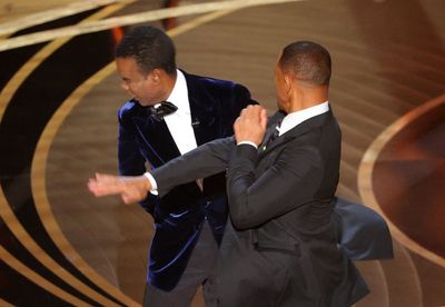 Will Smith appears to hit Chris Rock on Oscars stage after gag about wife Jada