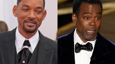 Oscars organisation says it 'does not condone violence', after Will Smith slaps Chris Rock during ceremony