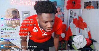 Alphonso Davies live streams tearful reaction as Canada reach first World Cup in 36 years