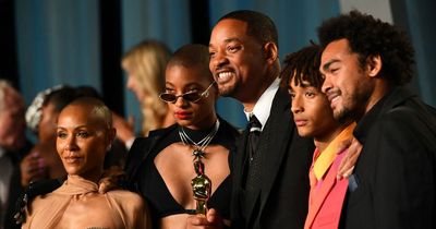 Will Smith sports massive grin and dances to own song after slapping Chris Rock at Oscars