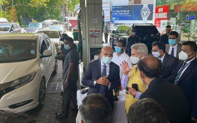 Jaishankar visits Lanka IOC to take stock of fuel supply situation