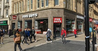 Five Guys opens in Piccadilly Gardens today but its official name is slightly different