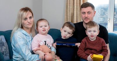 Couple caring for three disabled kids haven't had full night's sleep in SIX years