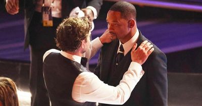 Will Smith 'calmed down' by Bradley Cooper after hitting Chris Rock on stage