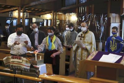 Ukrainians in Japan pray for peace in Tokyo church