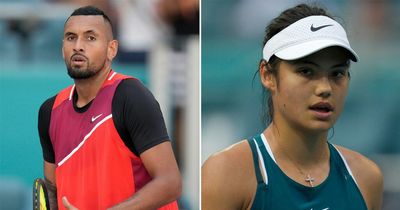 Nick Kyrgios leaps to Emma Raducanu's defence over claims Brit is "losing respect" of pros