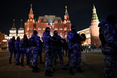 Russian riot police who rebelled against order to invade Ukraine ‘sue for wrongful dismissal’