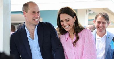 Kate Middleton's romantic tour PDAs with William - flirty dancing and revealing glance
