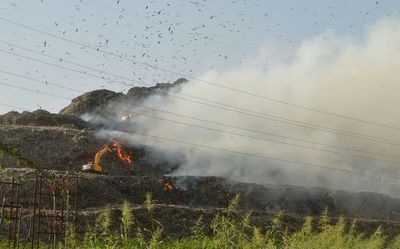 Massive fire breaks out at Delhi’s Ghazipur dumping yard