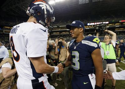 Russell Wilson recalls a great Peyton Manning story from 2012