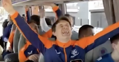 Watch Sasa Papac lead Rangers Legends as they belt out Simply the Best before glamour friendly