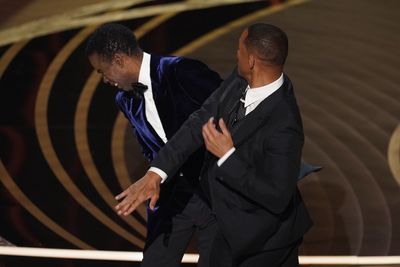 Will Smith’s Oscar night slap shocks and divides celeb audience
