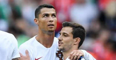 Cristiano Ronaldo hilariously mocks Arsenal star Cedric Soares during Portugal training