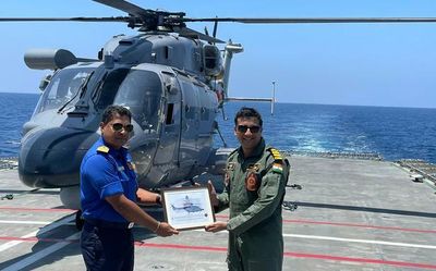 Navy’s ALH in Sri Lanka for training programme