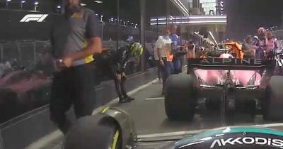 Lewis Hamilton spotted looking demoralised after mediocre Saudi Arabia Grand Prix