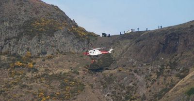 Man airlifted to hospital as Coastguard crews rush to Edinburgh's Arthur's Seat