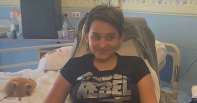 Ukrainian girl whose family were murdered by Russian troops is on the road to recovery