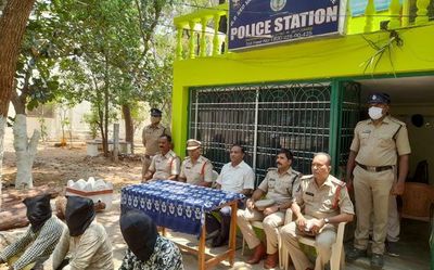 Red sanders logs worth 40₹ lakh seized, three held in Chittoor