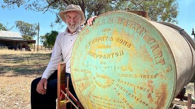 Furphy water cart collector Roger Frankenberg sells items for thousands