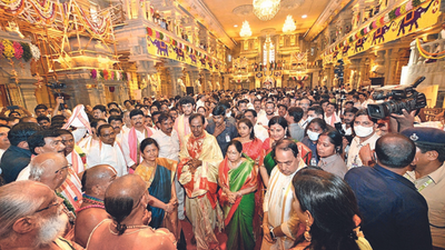 Gold, granite & grandeur: Yadadri temple reopens in Telangana