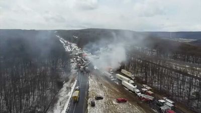 Major Crash On Pennsylvania Highway During Snow Squall Turns Tragic