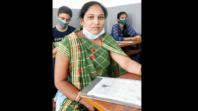 Ahmedabad: Covid claims husband, woman appears in exam to get his job