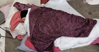 Heartbreaking images show Scots OAP left 'screaming in pain' after stairwell fall in wait for ambulance