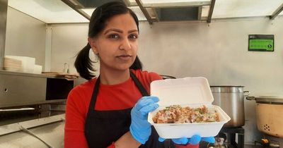 The Leeds supermum serving amazing Indian street food across Leeds - even when she couldn't fit inside the trailer