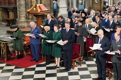 Prince Philip memorial: Queen joins royals as Duke of Edinburgh remembered at London service