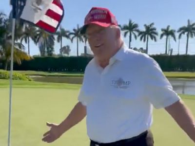 Trump mocked for lengthy official statement boasting about hole-in-one: ‘Quite exciting’