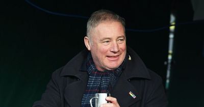 Ally McCoist draws a Rangers blank over Theo Baker as he makes Legends game admission