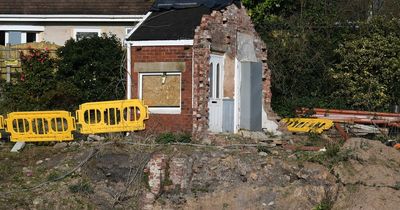 'Living nightmare' as man fears part of his house could collapse after 'cowboy' neighbour leaves site ruined