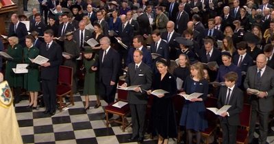 Prince Andrew accompanies Queen Elizabeth II at Prince Philip's memorial service in first appearance after sex case settlement