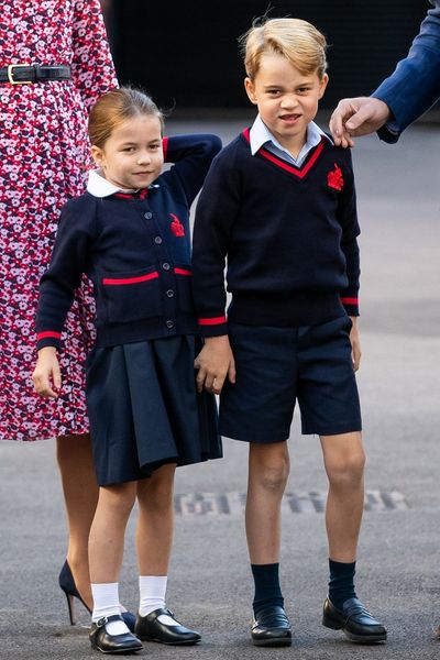 Prince George and Princess Charlotte join service for great-grandfather