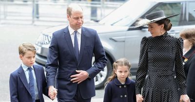 Prince George Princess Charlotte and other great-grandchildren attend Prince Philip's memorial