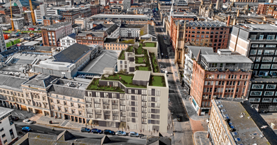 Merchant City car park to be turned into flats with hidden 'garden oasis'