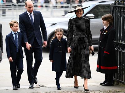 Kate Middleton is picture of elegance in Alessandra Rich dress at Prince Philip memorial service