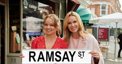 Neighbours fans react to soap's London scenes and question Amanda Holden's 'strange' accent