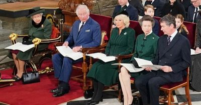 Why Queen and royals wore green to Philip's memorial - and sweet meaning behind mens' ties