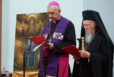 Orthodox patriarch denounces 'atrocious invasion' of Ukraine
