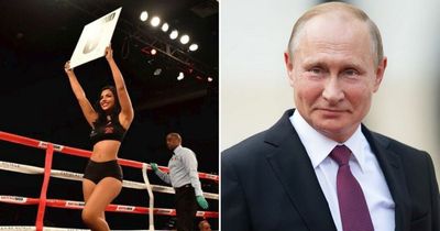 Vladimir Putin called out for “aggressive” fight by boxing ring girl