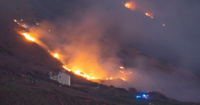 Huge fire came frighteningly close to famous National Trust holiday let home overlooking Rhossili Bay