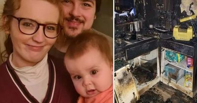 Family left devastated after huge fire completely destroys their home