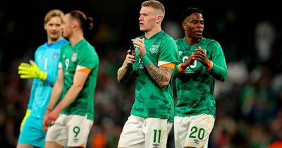 What time and TV channel Ireland's friendly with Lithuania is on today