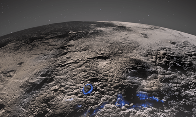 Pluto’s peaks are ice volcanoes, scientists conclude