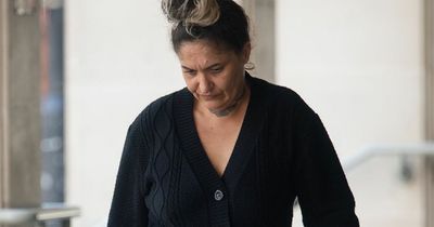 'Gurning' mum was SIXTEEN times drug limit at 10am when she rammed into sister's car as 'family tiff' explodes