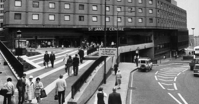 Throwback images of Edinburgh's St James Centre entrance over course of 40 years